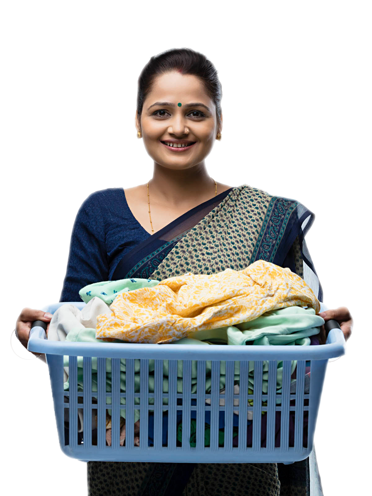 women carrying bucket